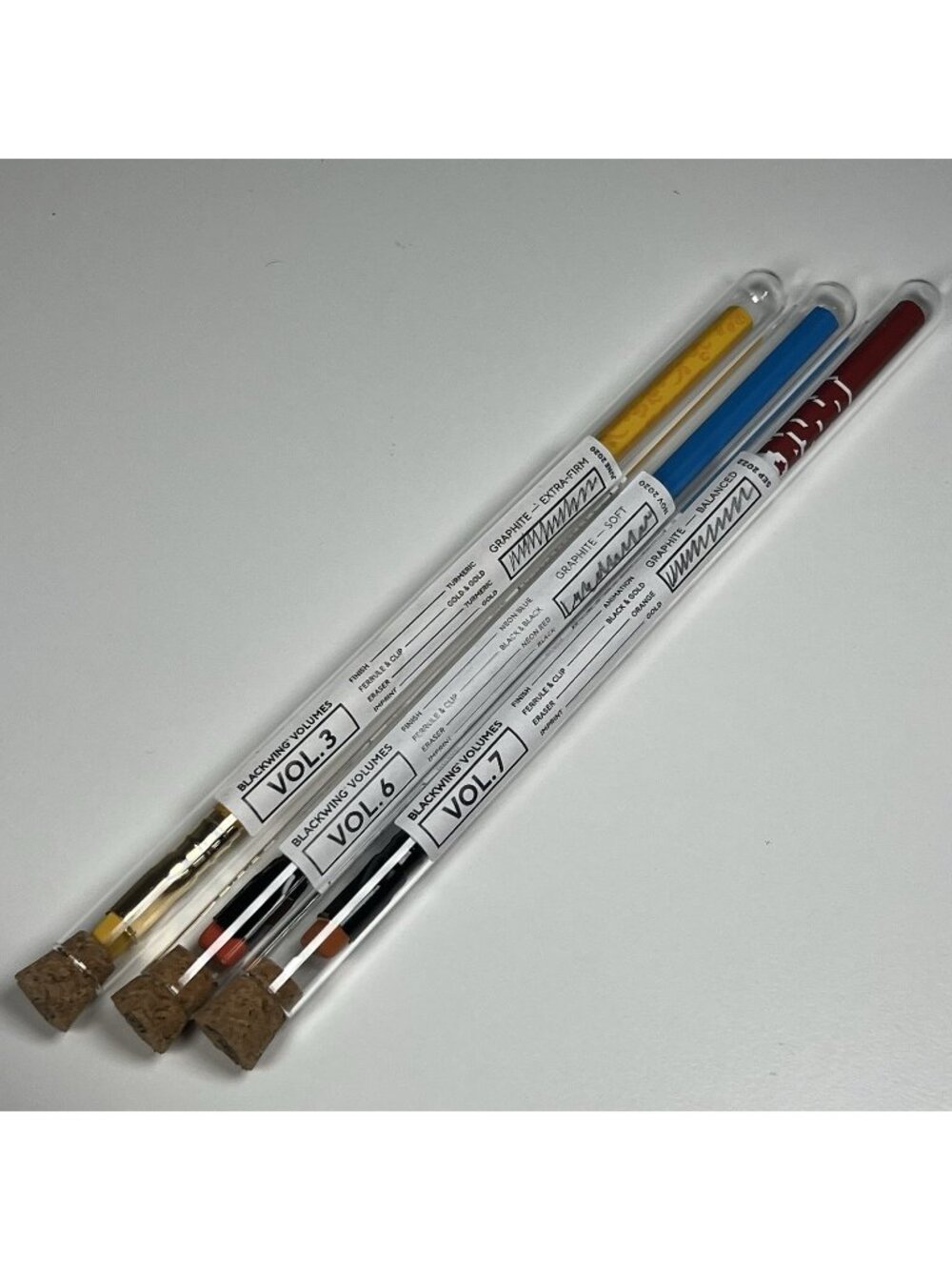 Blackwing Volumes 3 6 7 Palomino Limited Edition Pencils Archive Tubes Unused